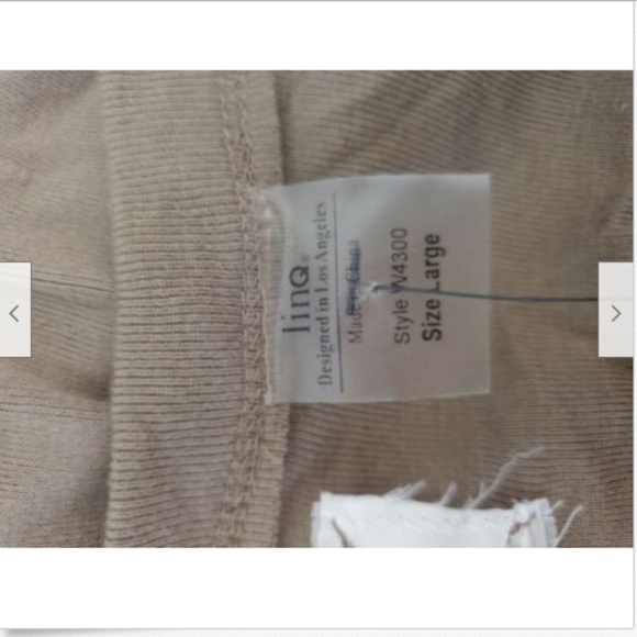 NWT Linq Dress Shirt Sz L Midi Green Stretch Modal - Picture 8 of 8